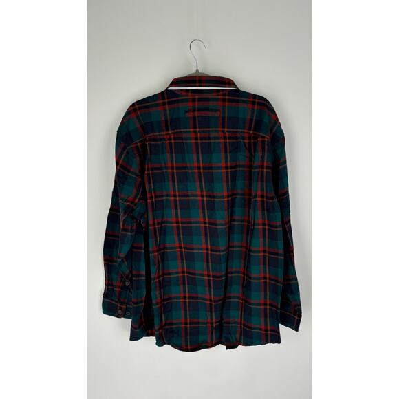 Duluth Free Swingin Flannel Relaxed Fit Shirt Mens XL Forest Night 52007 New - Picture 8 of 10